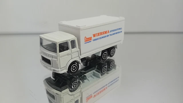 VINTAGE 2 MAJORETTE CAMION SEMI REMORQUE BACHE RENAULT REF. 367