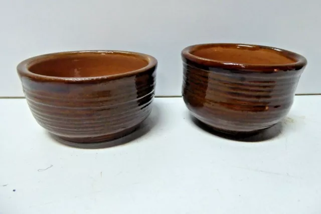 2 Beryl Armstrong Pots Finger Bowls Vintage Australian Pottery Ceramic Studio