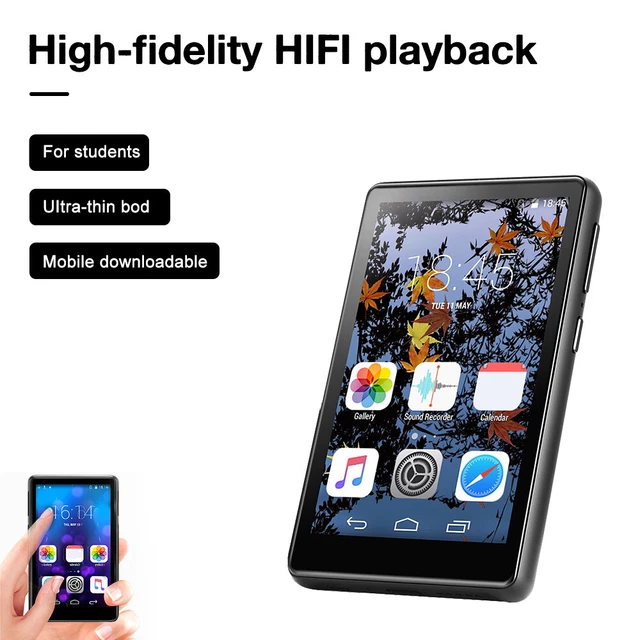 Portable WiFi Bluetooth 5.0 MP4 MP3 Player 4.0" Touch Screen HIFI Music FM Radio