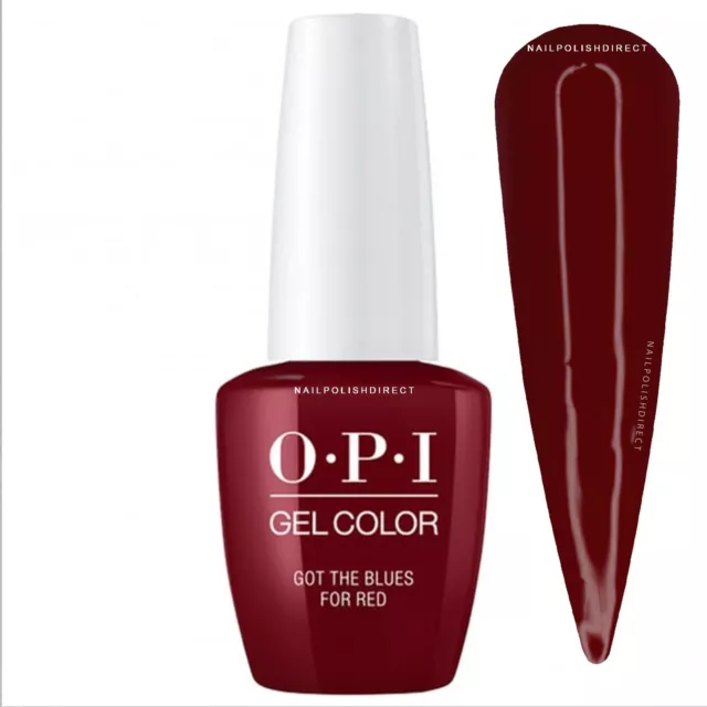 OPI GelColour Gel Polish - Got The Blues For Red 15ml (GC W52)