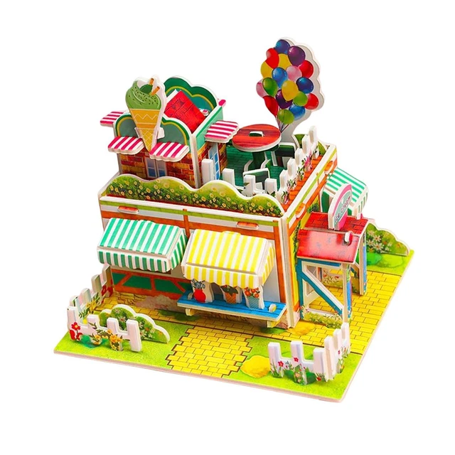 Paper Puzzle Model CREATIVE 3D PUZZLE Paper Model Paper and EPS Foam Board Fun Childrens ...