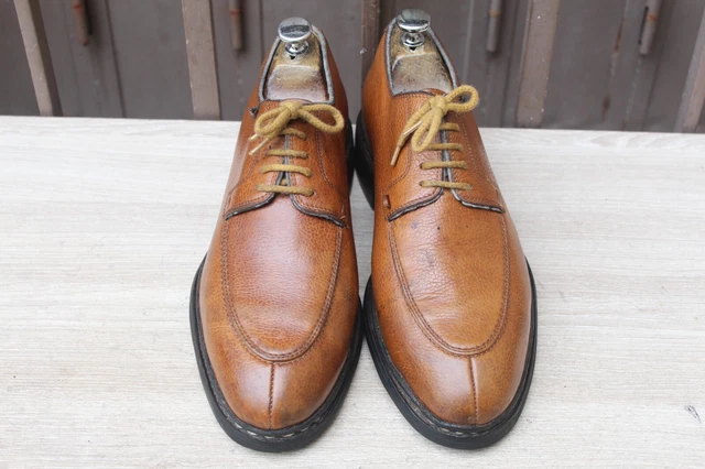 Derby Paraboot Avignon En Cuir Noir - Pointure 42,5 (US 9, UK 8,5) - Occasion Très Bon état