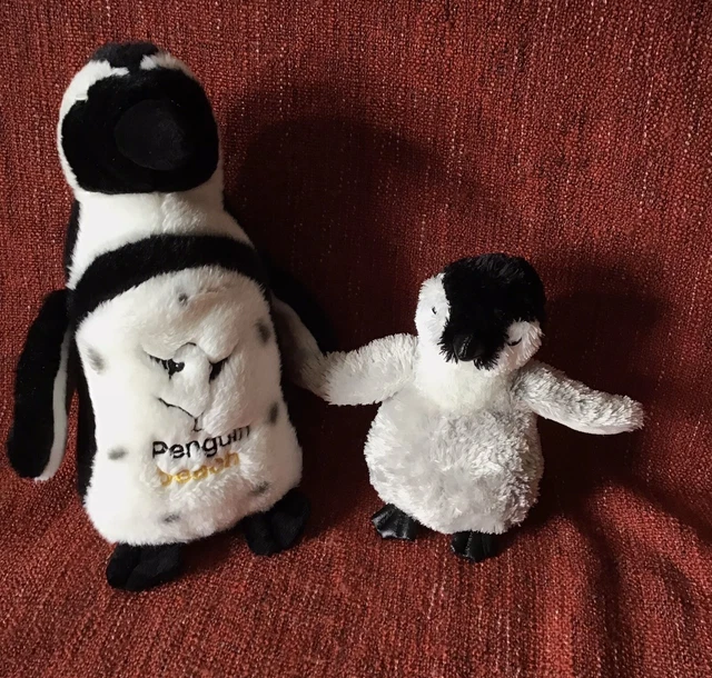 ZSL LONDON ZOO Penguin Beach & Aurora Chick Bundle Soft Plush Toys 8