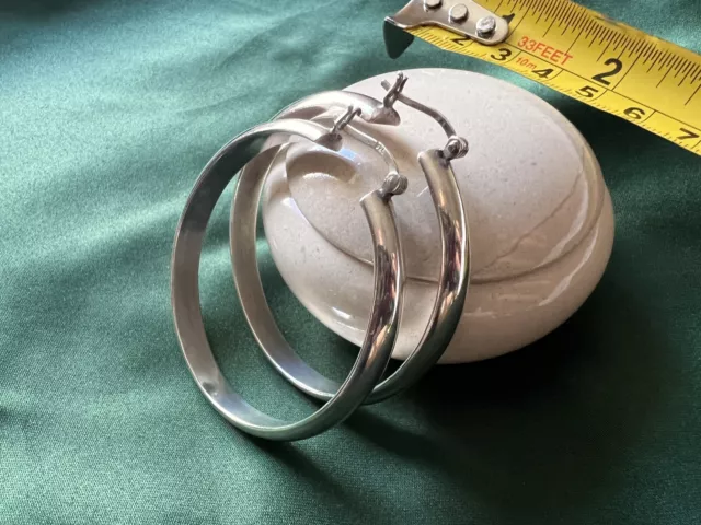 Original Silber Ohrringe 925 groß