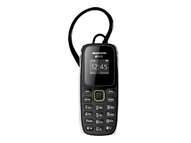 Micro Cellulare Dual Sim GSM Wireless Bluetooth Mini Telefono MP3 con Auricolare