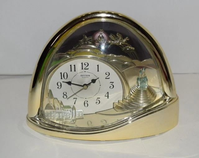 VINTAGE RHYTHM QUARTZ Pendulum Clock Postmodern Fantasy Carriage £94.64