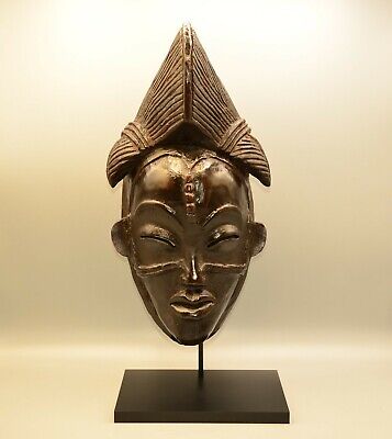Antique Original Hand Carved Oceanic Period African Tribal Mask Masque Sculpture 2