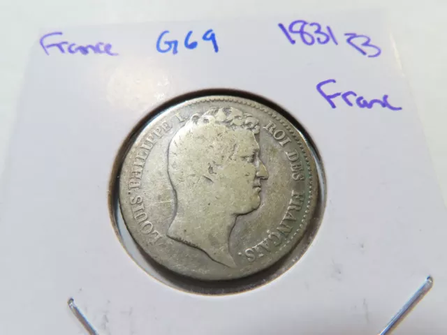 G69 France 1831-B Franc