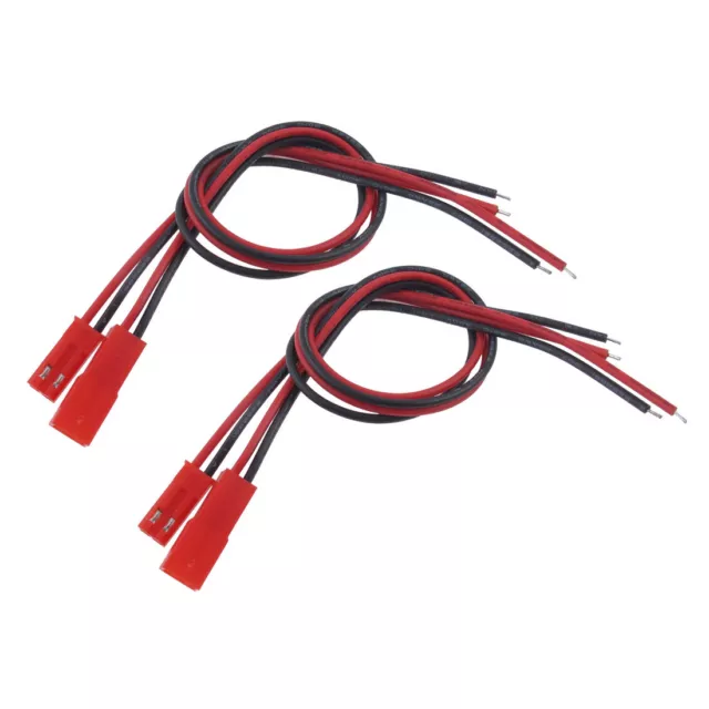 2pairs 2-Terminal Male to Female JST Lead Connector Cable Wire Line 21cm