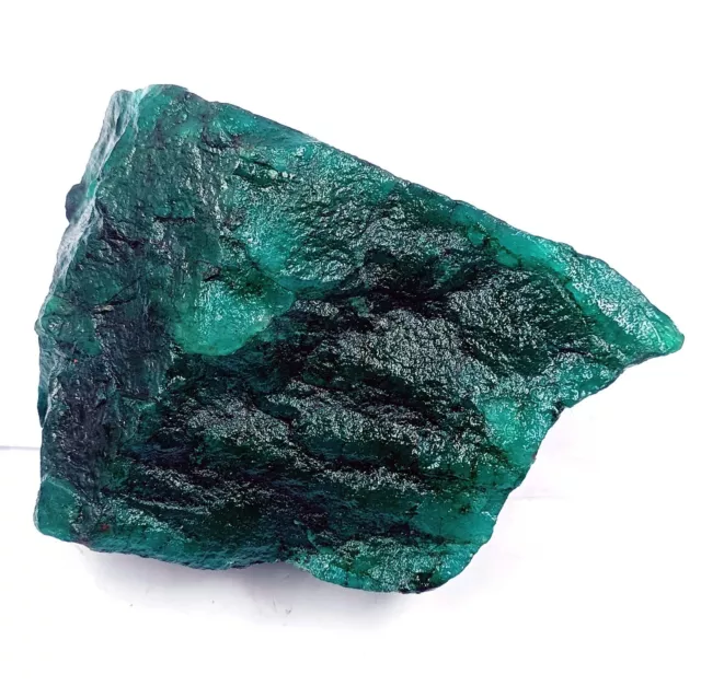 Gorgeous 4500.00 Ct Brazil Green Emerald Uncut Raw Rough Certified Gemstone SMG