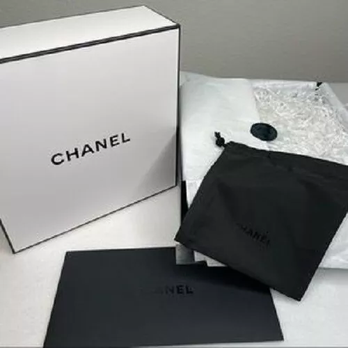 CHANEL GIFT BOXES, Bags Authentic Black & White NEW (large, Small