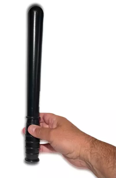 SQUEAKER BILLY CLUB Riot Baton Keystone Cops Black Police Stick Prop Clown Toy