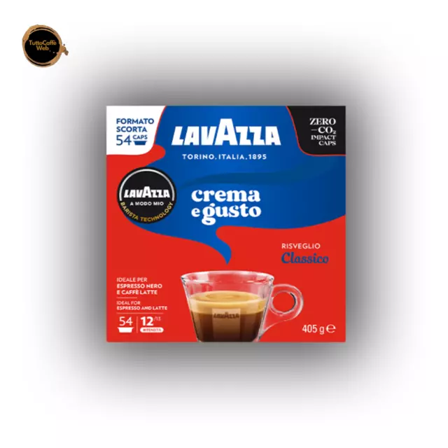 A MODO MIO LAVAZZA 108 - capsule originali caffè CREMA E GUSTO CLASSICO