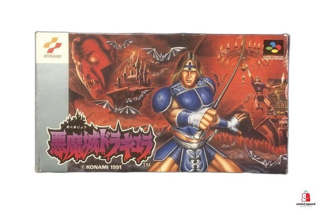 Akumajo Dracula Sur Super Famicom – Jeu Vidéo Castlevania, Bon état