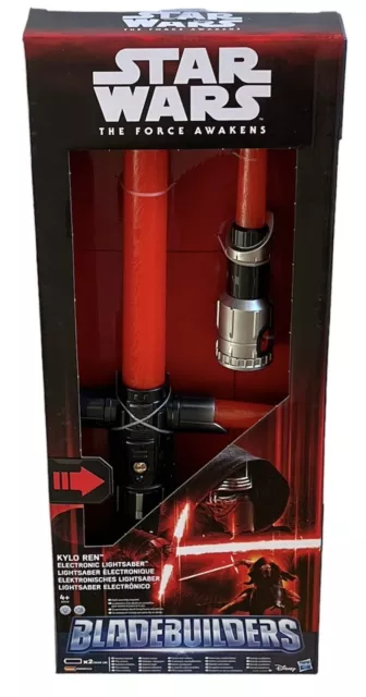 Star Wars Kylo Ren The Force Awakens Bladebuilders Electronic Lightsaber Hasbro