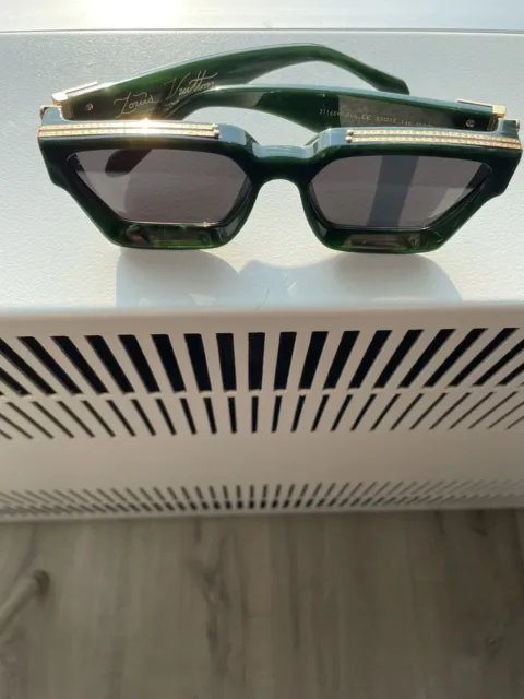 LOUIS VUITTON 1.1 Millionaires Sunglasses Green Marble $277.25 - PicClick