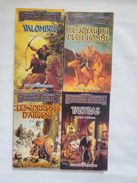 Lot de 4 livres Les Royaumes Oubliés