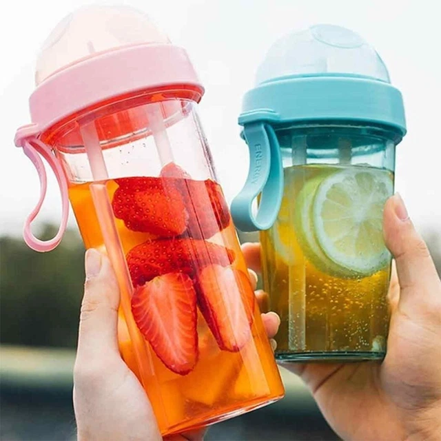 Pratico Acqua Coppa Pp Cover Protable Silicone Split Strato Viaggio 420ML
