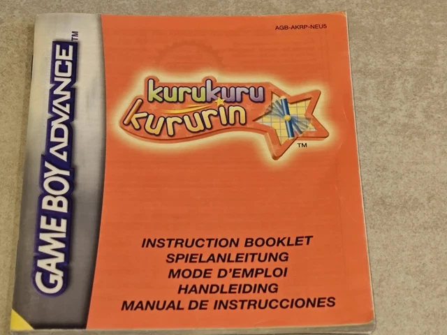 Notice manuel Nintendo gameboy advance - Consoles