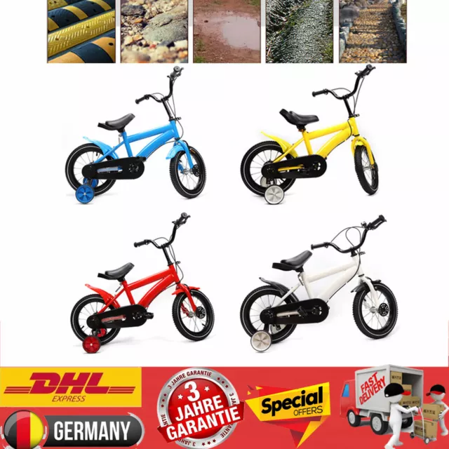 14/16 Zoll Kinderfahrrad Fahrrad Jungen Fahrrad Mädchenfahrrad Rad Bike Unisex