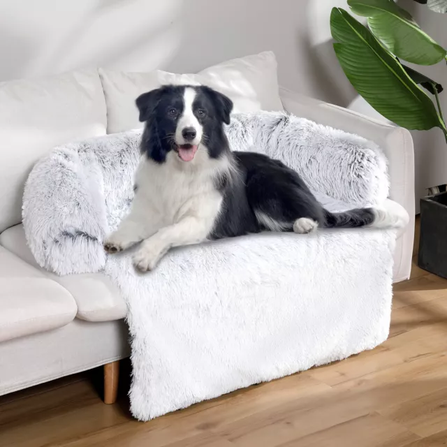 Large Calming Dog Bed Fluffy Plush Pet Mat for Dog Cat Couch Furniture Protector 6