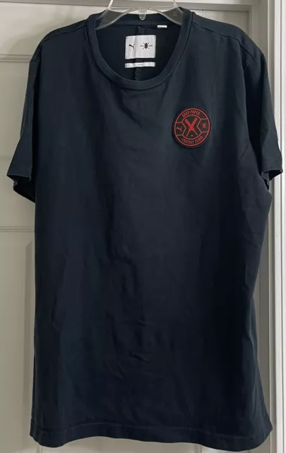 Puma x Daily Paper Cricket Team S/S T Shirt Men's Sz L!