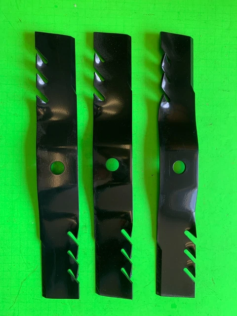 Rotary 3-Pack High Lift Mower Blades For John Deere 48" Deck – Replaces M127500, M145476