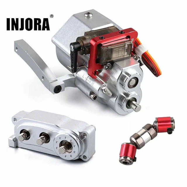 AUS 313mm Wheelbase Aluminum Alloy Front Rear Axles For SCX10 II 90046 9004 UE E - Foto 5