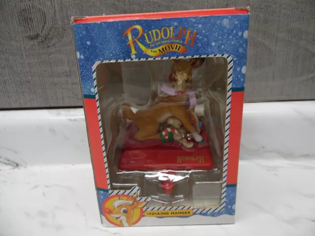 🎄Rare Rudolph the red nose reindeer the movie Christmas Stocking Holder🎄