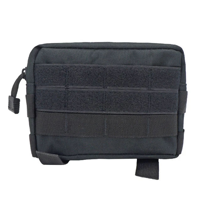 Nylon Mini Molle Modular Utility Pouch Attachment Waist Phone Bag (Black) FS2#