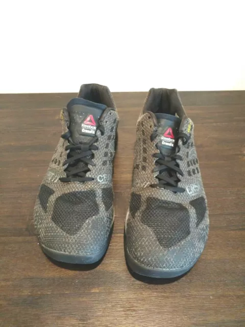 Reebok Kevlar Cr5Ft Cf.0021 Crossfit Shoes Gray Black Athletic Mens Size 14 3