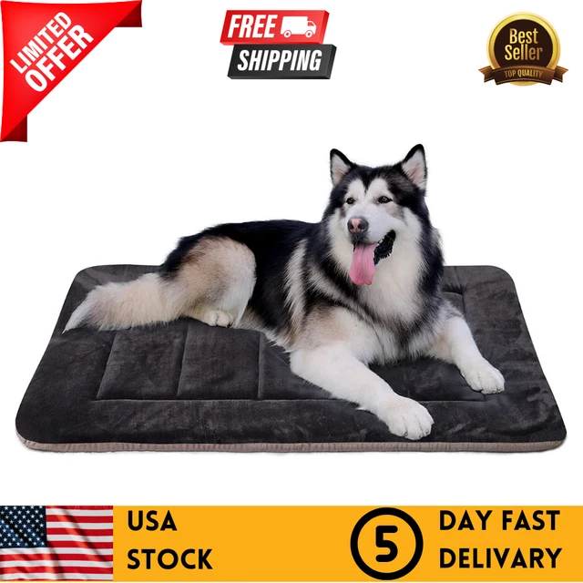 42" Large Dog Bed Soft Memory Foam Pet Mat Orthopedic Cushion Sleeping Mattress