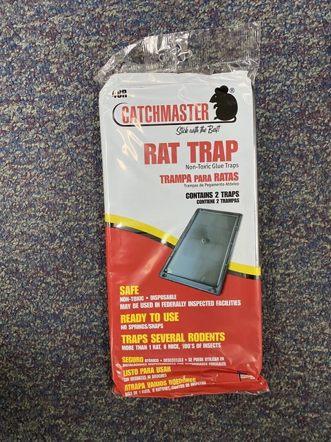 Catchmaster 48R (2 Per Pack) Rat Glue Trap Rat Mouse Lizard Snake Glue