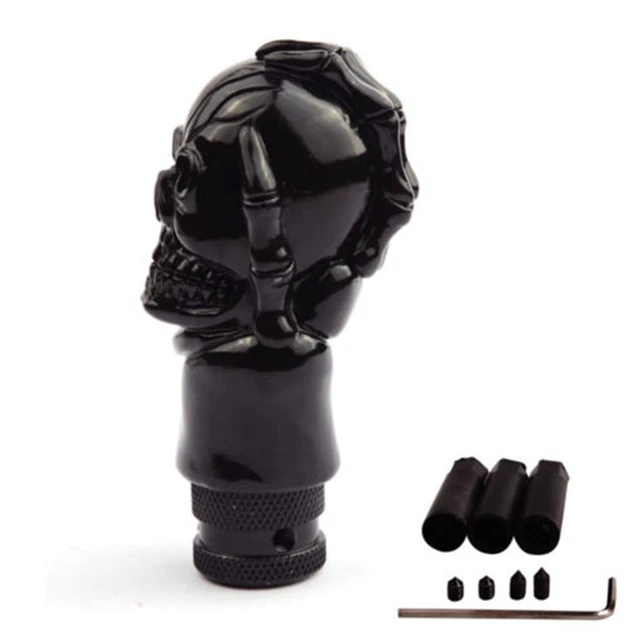 Car Manual Transmission Gear Shift Knob Shifter Lever Skull Head Interior Trim