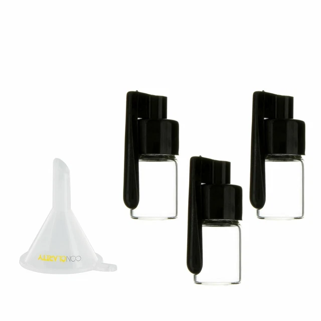 3 Pack Bundle | Premium 0.5g Mixing Tool e-Snuff Spice Storage Bullet - Black