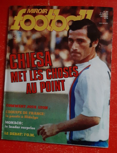 Revue France Football 1978 N° 1695 Maillot Strasbourg Nancy Équipe De