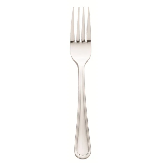 World Tableware 139 030 Med Wt. Classic Rim 7" Dinner Fork - Dozen