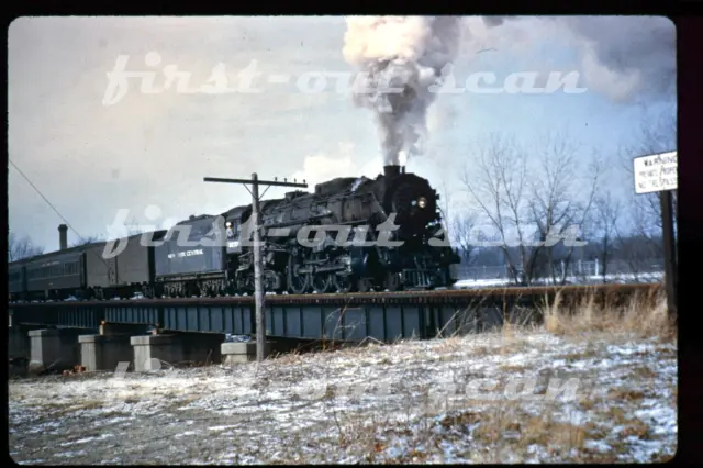 R DUPLICATE SLIDE - New York Central NYC 5237 STEAM Passenger Action