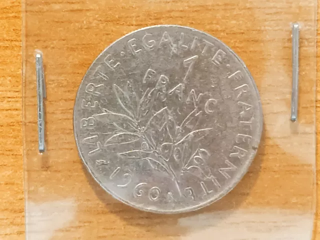Francia 1 franc 1960 Argento - Quinta Repubblica Francese