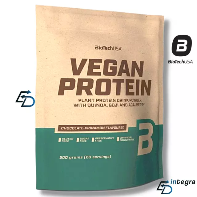 BIOTECH USA Vegan Protein 500g Blend di Proteine Vegane Riso e Pisello