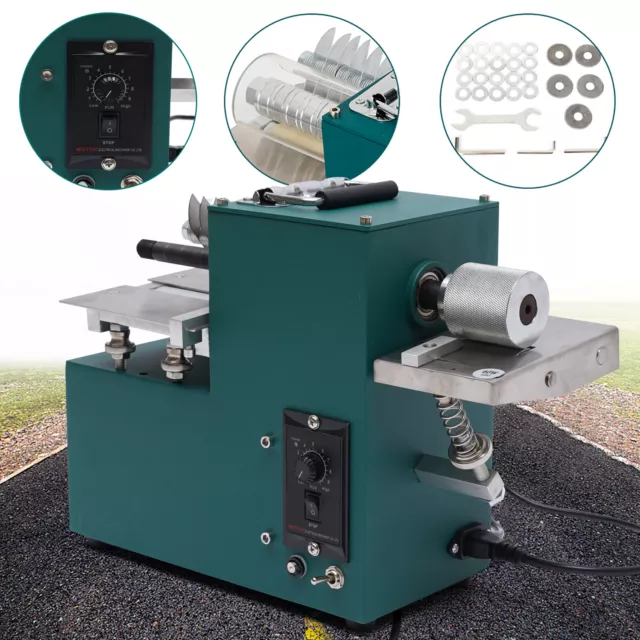 Electric 110V Leather Splitter Cutter Machine Shoe Bag Leather Strap Skiving Cut