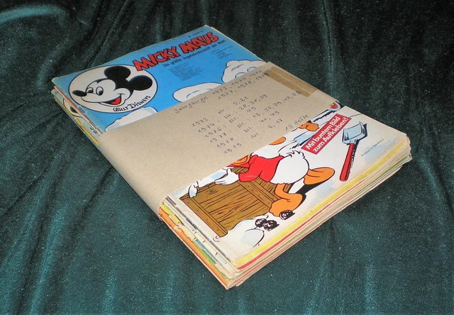 📚 15 x Micky Maus: 1973, 1974, 1976, 1977, 1978, 1979, 4 x m. Beilage, s. Liste