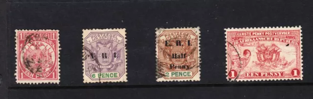 South Africa Transvaal  1894 - 1901 (sg 215c, 232, 243) fine used