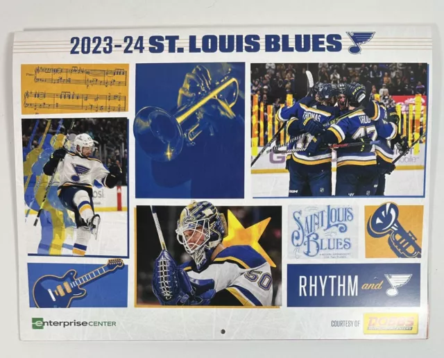 ST. LOUIS BLUES 20232024 Team Calendar SGA 10/14/23 NHL Hockey