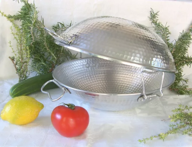 ALUMINIUM CATAPLANA Kochtopf Topf 🌿 Paellapfanne Wok Pfanne 🌿 Schmortopf 27 cm