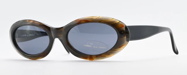 Lunettes Vintage Alain Mikli 2170 - Monture Violette Ovale En Acétate - Neuf Sans étiquette - Taille 53/35/145