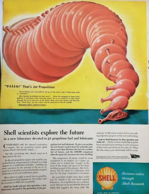 Vintage 1945 Shell Oil Print Ads Wall Art Decor