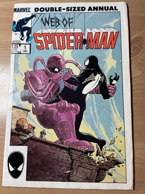 Web of Spider-Man #1 (1985) Marvel Comics - Double Sized Annual