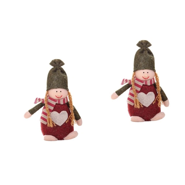 2x Weihnachten Stehend Puppe Weihnachten Kleine Geschenke Weihnachten Elf Puppe