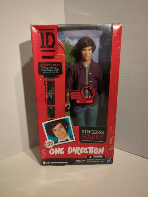 One Direction 1D Harry Styles Singing Doll Action Figure Sealed In Box 2011